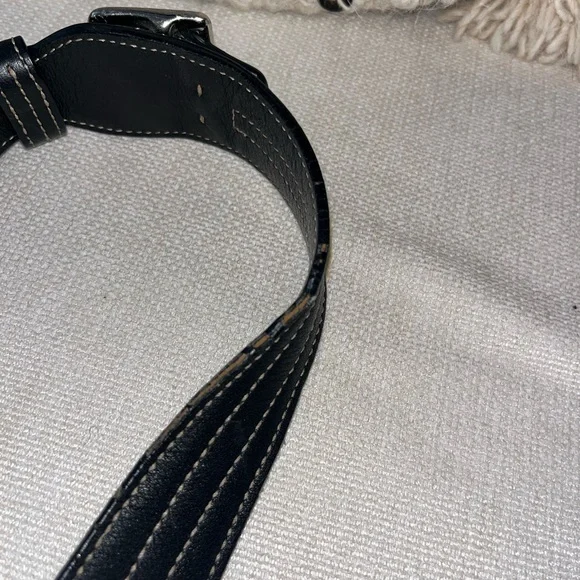 Y2K Vintage Coach Black Leather Hobo Bag RARE - Picture 5 of 5